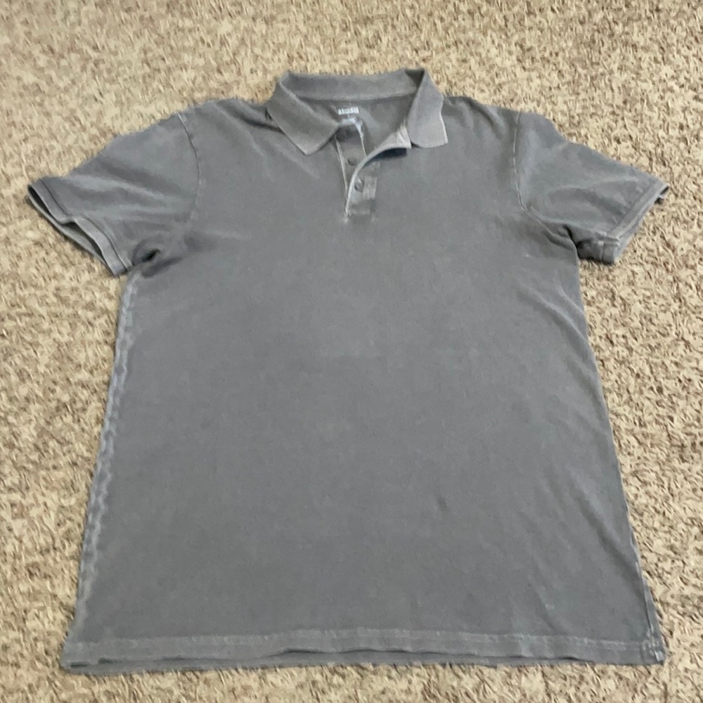 Abound Washed Grey Polo